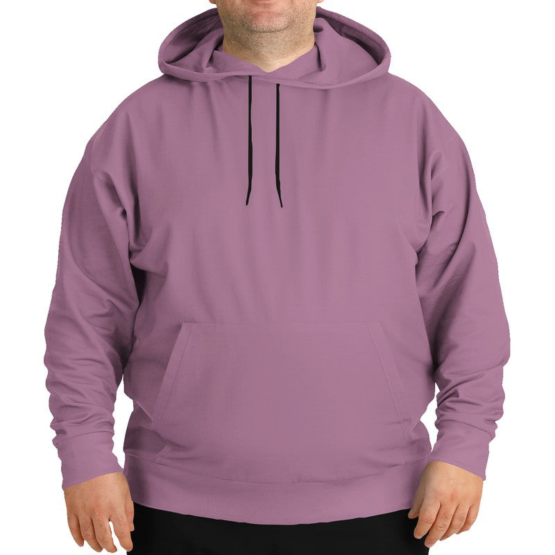 Medium-Light Fully-Muted Magenta Hoodie PLUS (PIM2-FM-ML) - Man Front PLUS