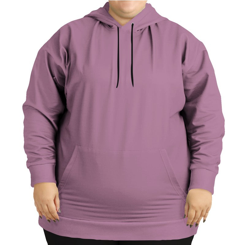 Medium-Light Fully-Muted Magenta Hoodie PLUS (PIM2-FM-ML) - Woman Front PLUS