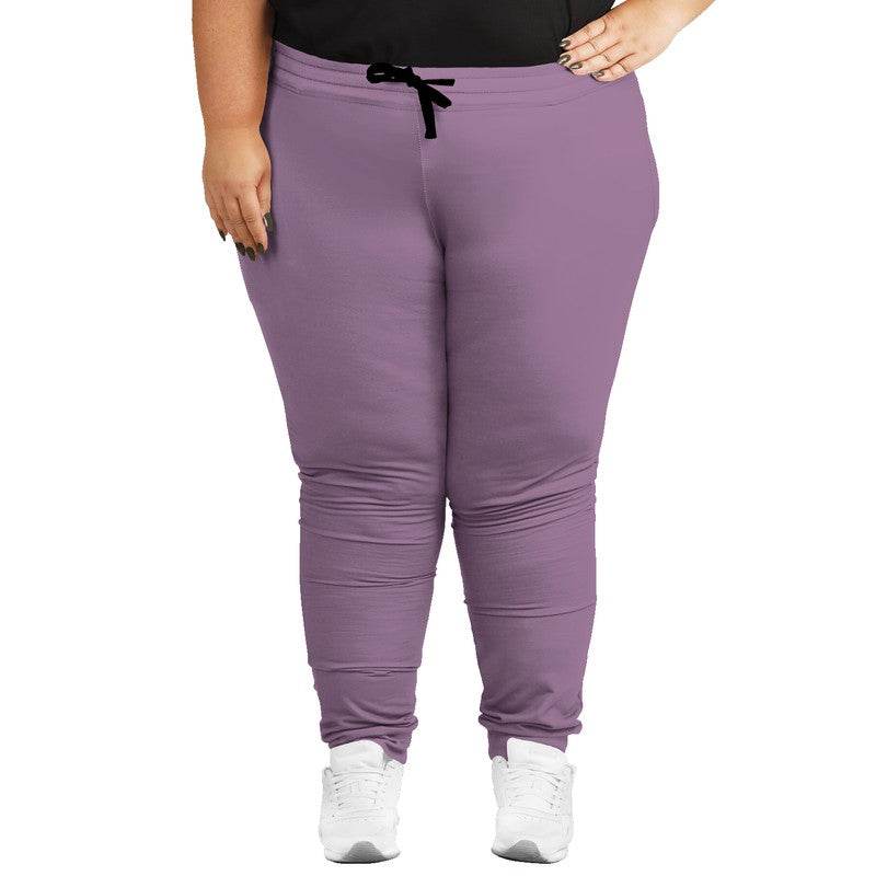 Medium-Light Fully-Muted Magenta Joggers PLUS (M-FM-ML) - Woman Front PLUS