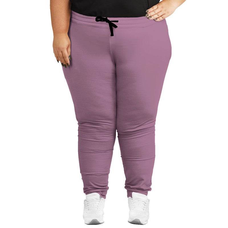 Medium-Light Fully-Muted Magenta Joggers PLUS (PIM2-FM-ML) - Woman Front PLUS