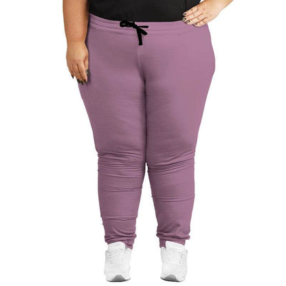 Medium-Light Fully-Muted Magenta Joggers PLUS (PIM2-FM-ML) - Woman Front PLUS