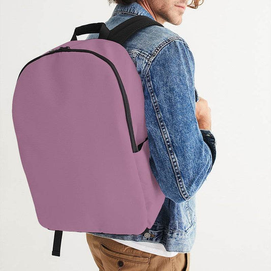 Medium-Light Fully-Muted Magenta Waterproof Backpack (PIM2-FM-ML) - Man CloseUp
