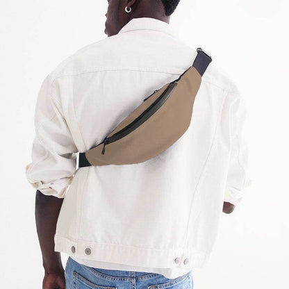 Medium-Light Fully-Muted Orange Belt Bag (O-FM-ML) - Man Back