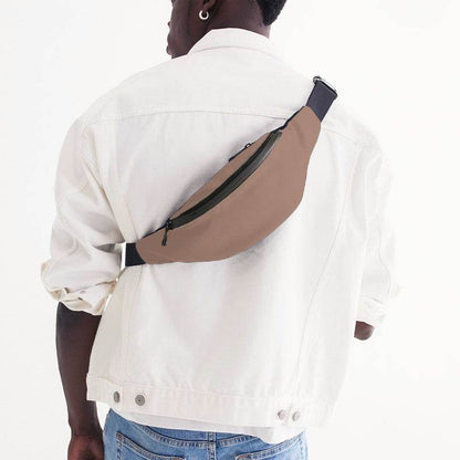 Medium-Light Fully-Muted Orange Belt Bag (OR2-FM-ML) - Man Back