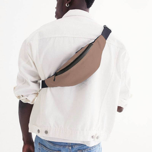 Medium-Light Fully-Muted Orange Belt Bag (OR2-FM-ML) - Man Back
