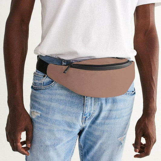 Medium-Light Fully-Muted Orange Belt Bag (OR2-FM-ML) - Man Front CloseUp