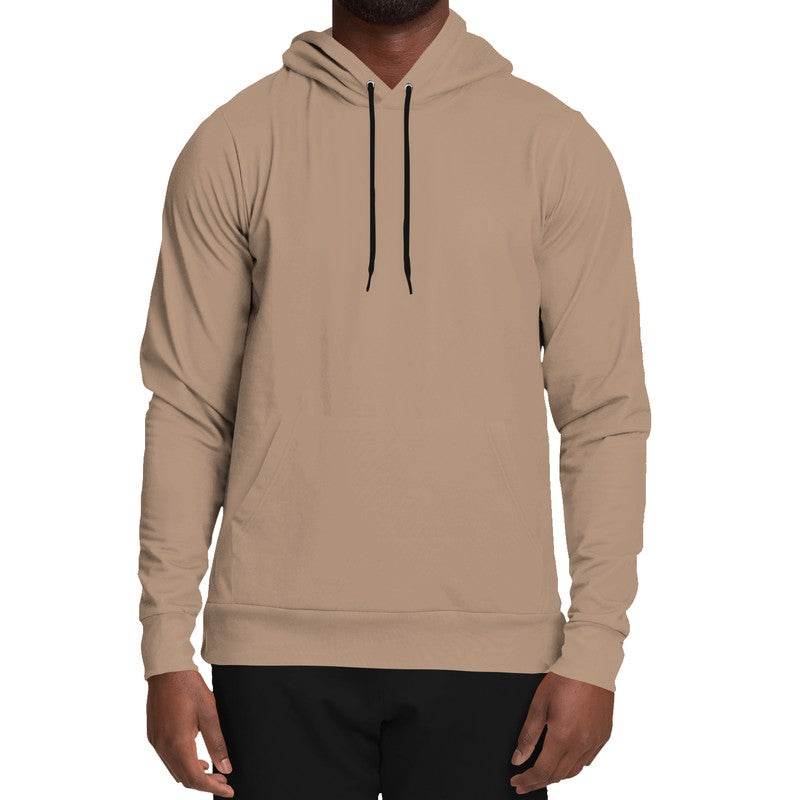 Medium-Light Fully-Muted Orange Hoodie (O-FM-ML) - Man Front