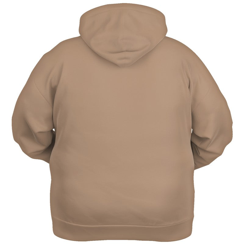 Medium-Light Fully-Muted Orange Hoodie PLUS (O-FM-ML) - Ghost Back PLUS