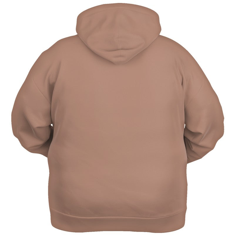 Medium-Light Fully-Muted Orange Hoodie PLUS (OR2-FM-ML) - Ghost Back PLUS