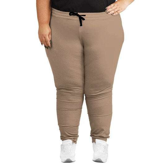 Medium-Light Fully-Muted Orange Joggers PLUS (O-FM-ML) - Woman Front PLUS