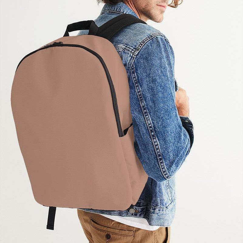 Medium-Light Fully-Muted Orange Waterproof Backpack (OR2-FM-ML) - Man CloseUp