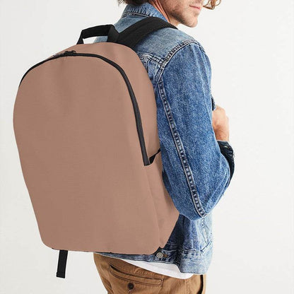 Medium-Light Fully-Muted Orange Waterproof Backpack (OR2-FM-ML) - Man CloseUp