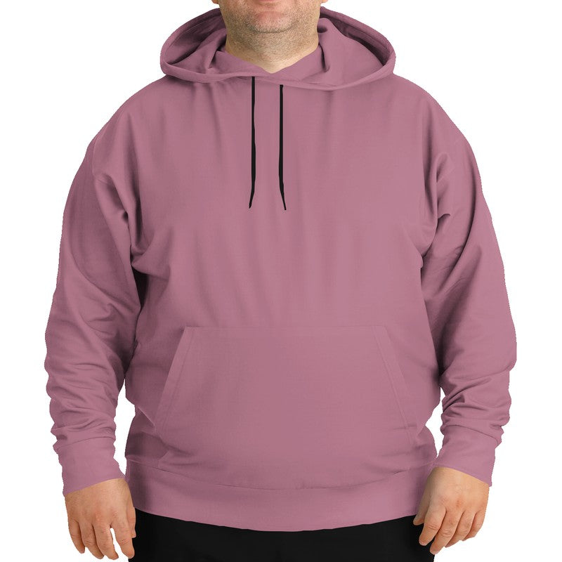 Medium-Light Fully-Muted Pink Hoodie PLUS (PI-FM-ML) - Man Front PLUS