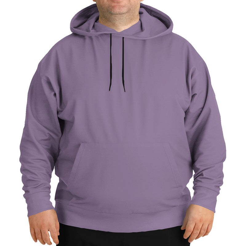 Medium-Light Fully-Muted Purple Hoodie PLUS (MPU2-FM-ML) - Man Front PLUS