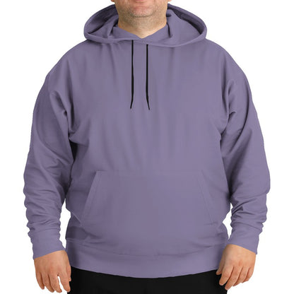 Medium-Light Fully-Muted Purple Hoodie PLUS (PU-FM-ML) - Man Front PLUS