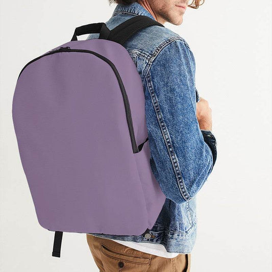 Medium-Light Fully-Muted Purple Waterproof Backpack (MPU2-FM-ML) - Man CloseUp