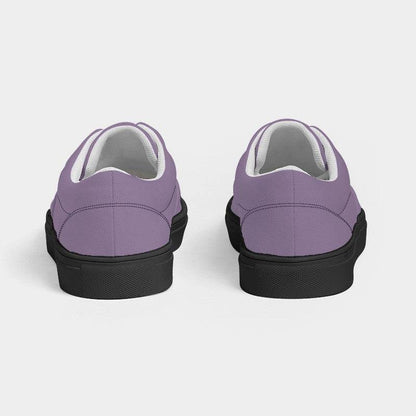 Medium-Light Fully-Muted Purple Women's Canvas Sneakers (MPU2-FM-ML) - Back