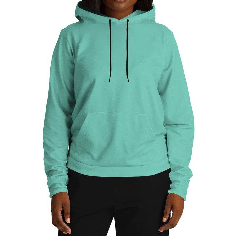 Medium-Light Medium Blue-Green Hoodie (BG-ME-ML) - Woman Front