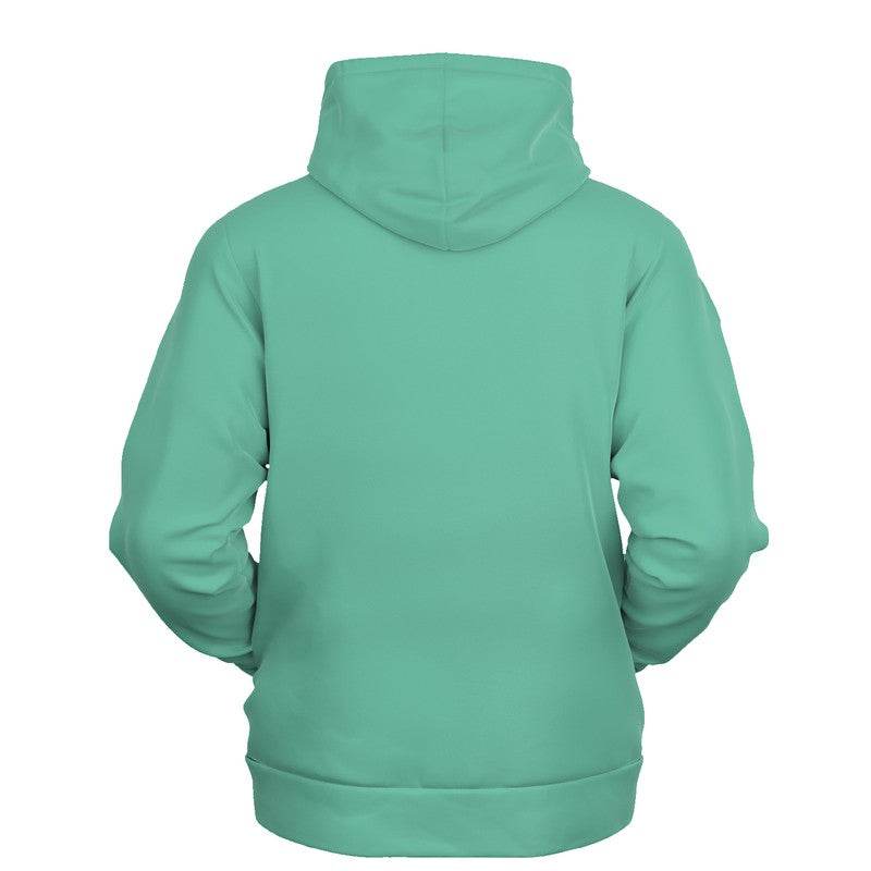 Medium-Light Medium Blue-Green Hoodie (BGG1-ME-ML) - Ghost Back
