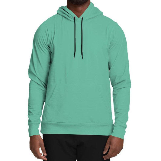 Medium-Light Medium Blue-Green Hoodie (BGG1-ME-ML) - Man Front
