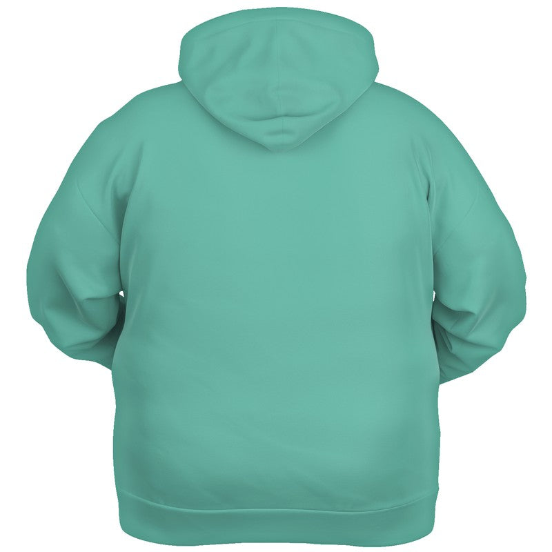Medium-Light Medium Blue-Green Hoodie PLUS (BG-ME-ML) - Ghost Back PLUS