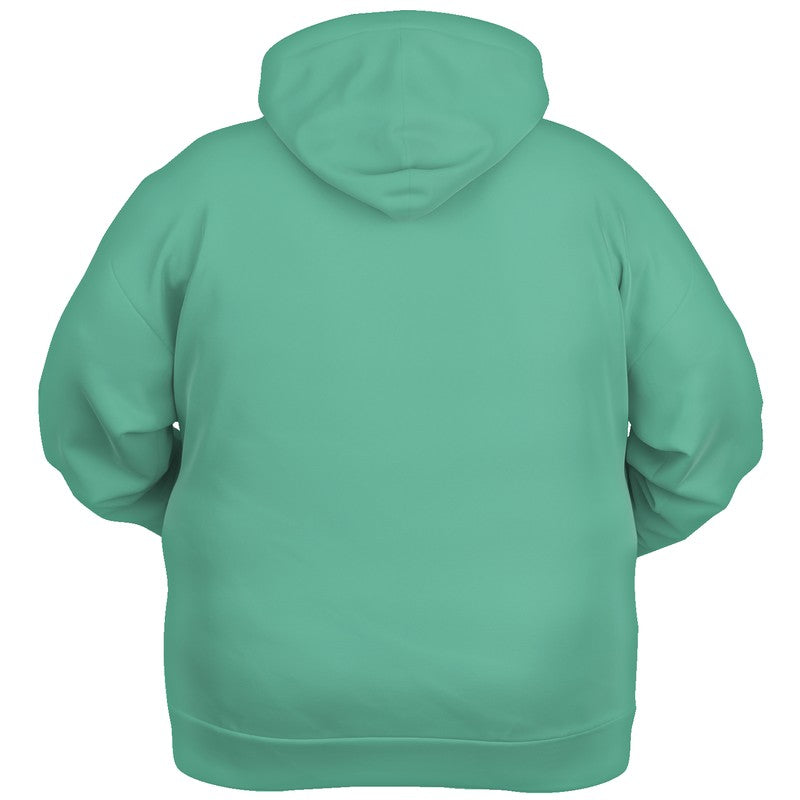Medium-Light Medium Blue-Green Hoodie PLUS (BGG1-ME-ML) - Ghost Back PLUS