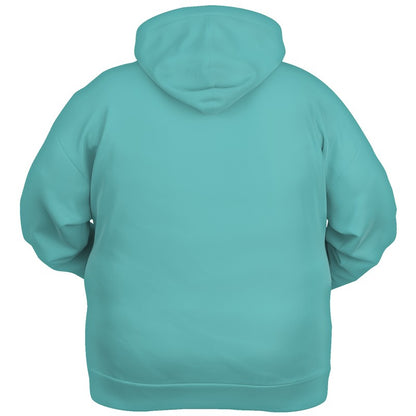 Medium-Light Medium Blue-Green Hoodie PLUS (CBG2-ME-ML) - Ghost Back PLUS