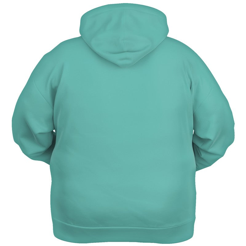 Medium-Light Medium Blue-Green Hoodie PLUS (CBG3-ME-ML) - Ghost Back PLUS