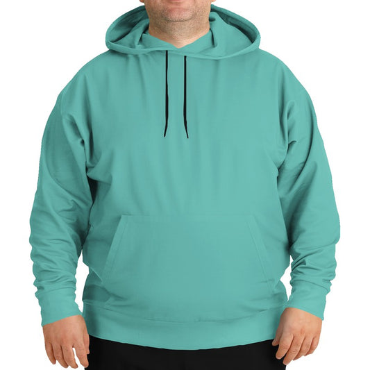 Medium-Light Medium Blue-Green Hoodie PLUS (CBG3-ME-ML) - Man Front PLUS
