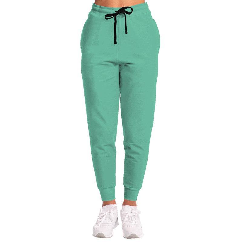 Medium-Light Medium Blue-Green Joggers (BGG1-ME-ML) - Woman Front