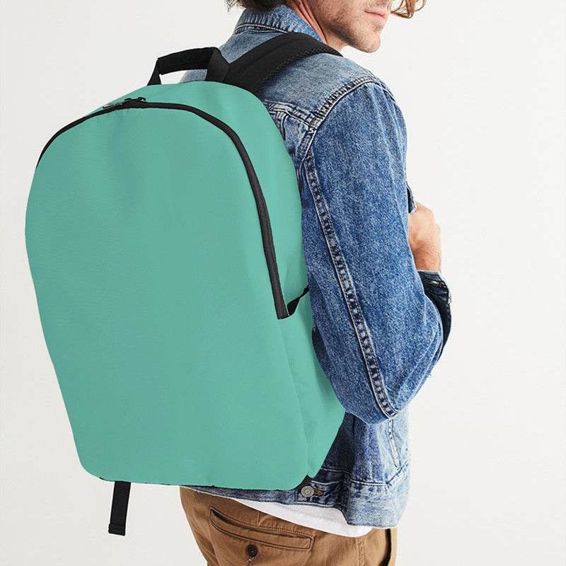Medium-Light Medium Blue-Green Waterproof Backpack (BG-ME-ML) - Man CloseUp