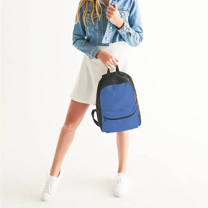Medium-Light Medium Blue Canvas Backpack (IB1-ME-ML) - Woman
