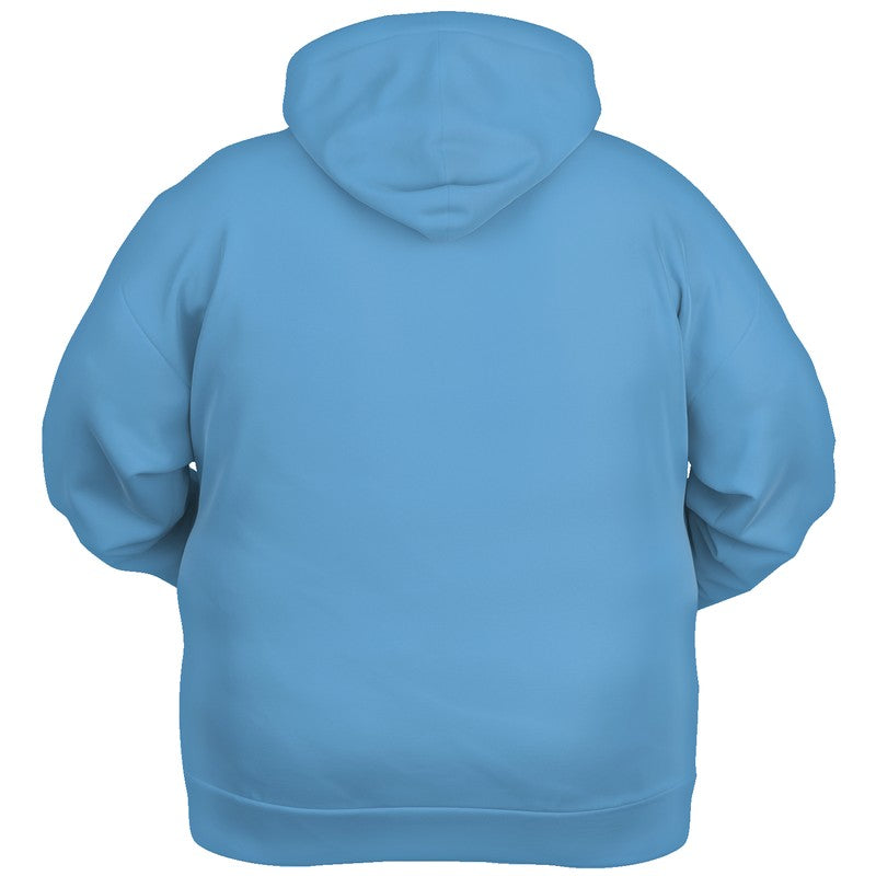 Medium-Light Medium Blue Hoodie PLUS (B-ME-ML) - Ghost Back PLUS