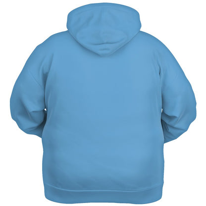 Medium-Light Medium Blue Hoodie PLUS (B-ME-ML) - Ghost Back PLUS