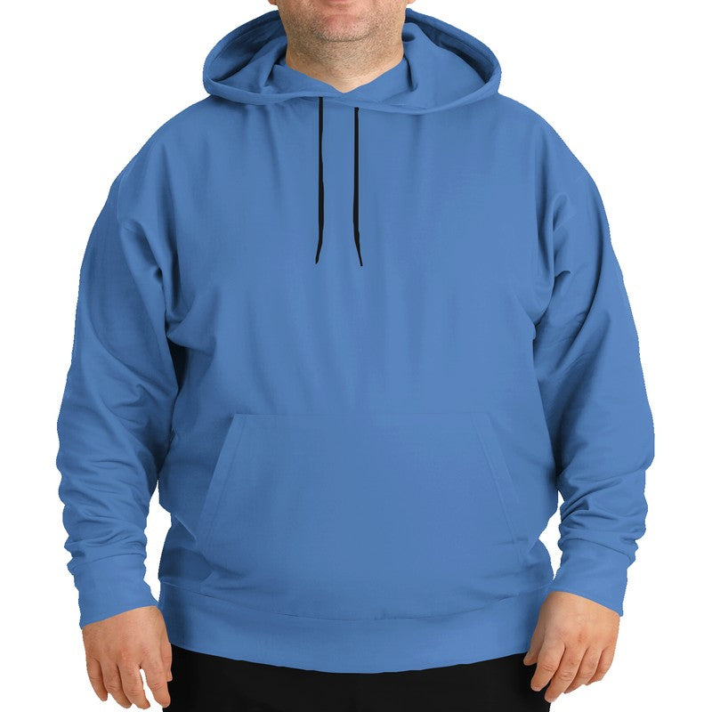Medium-Light Medium Blue Hoodie PLUS (IB2-ME-ML) - Man Front PLUS
