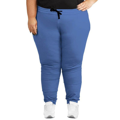 Medium-Light Medium Blue Joggers PLUS (IB1-ME-ML) - Woman Front PLUS