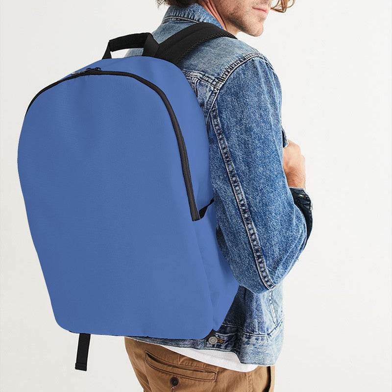Medium-Light Medium Blue Waterproof Backpack (IB1-ME-ML) - Man CloseUp