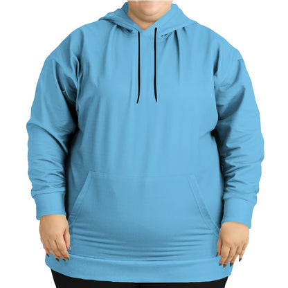 Medium-Light Medium Cyan Hoodie PLUS (BC1-ME-ML) - Woman Front PLUS