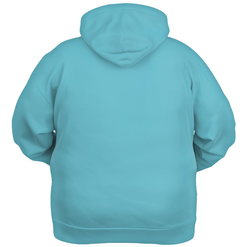 Medium-Light Medium Cyan Hoodie PLUS (C-ME-ML) - Ghost Back PLUS