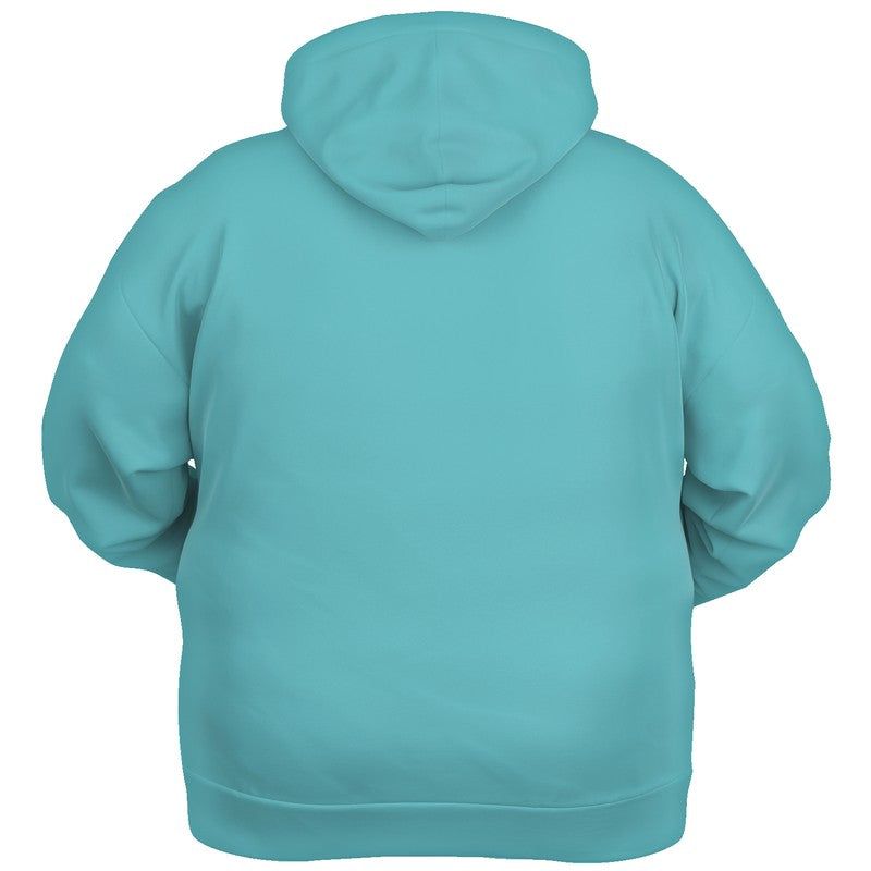 Medium-Light Medium Cyan Hoodie PLUS (CBG1-ME-ML) - Ghost Back PLUS
