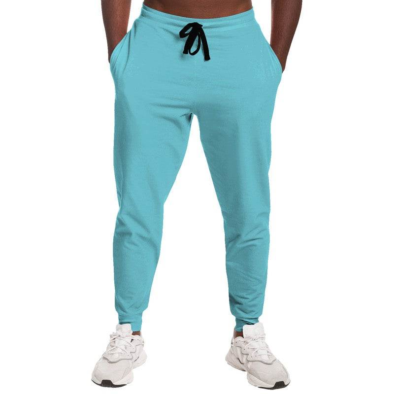 Medium-Light Medium Cyan Joggers (C-ME-ML) - Man Front