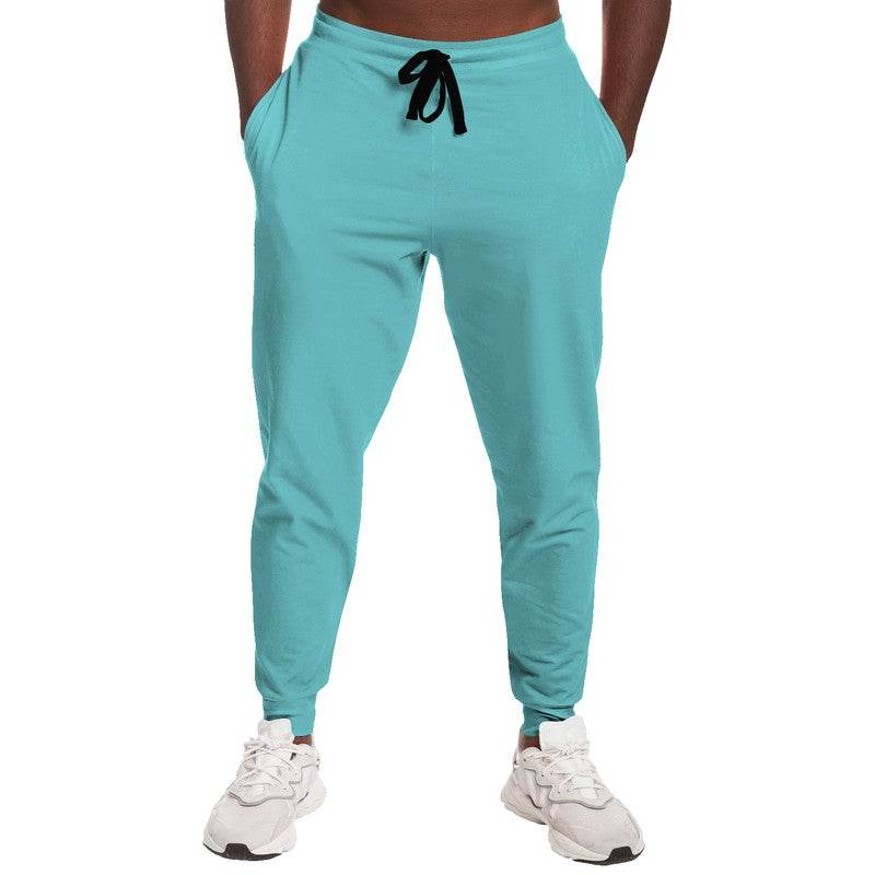 Medium-Light Medium Cyan Joggers (CBG1-ME-ML) - Man Front