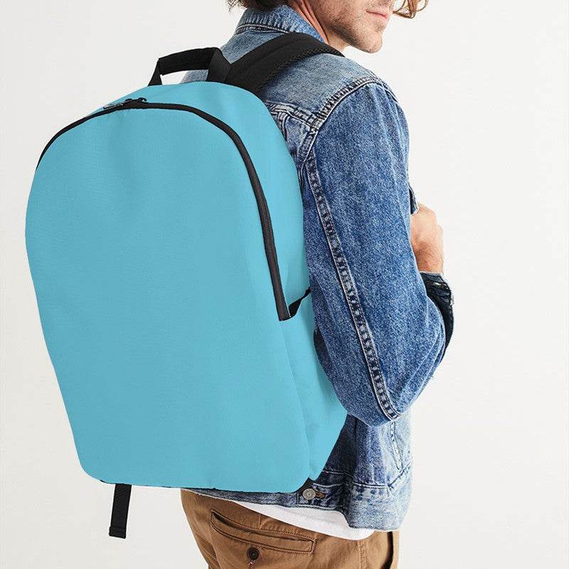 Medium-Light Medium Cyan Waterproof Backpack (BC3-ME-ML) - Man CloseUp