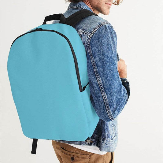 Medium-Light Medium Cyan Waterproof Backpack (BC3-ME-ML) - Man CloseUp