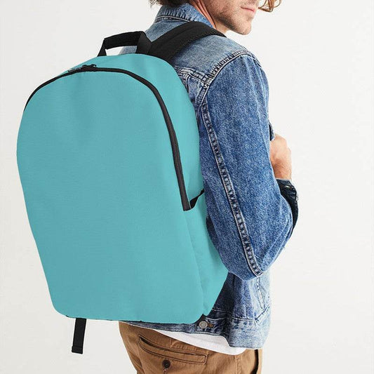 Medium-Light Medium Cyan Waterproof Backpack (CBG1-ME-ML) - Man CloseUp