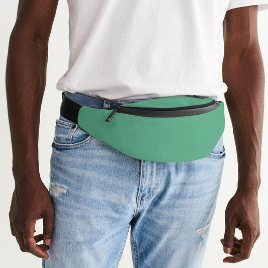 Medium-Light Medium Green Belt Bag (BGG2-ME-ML) - Man Front CloseUp
