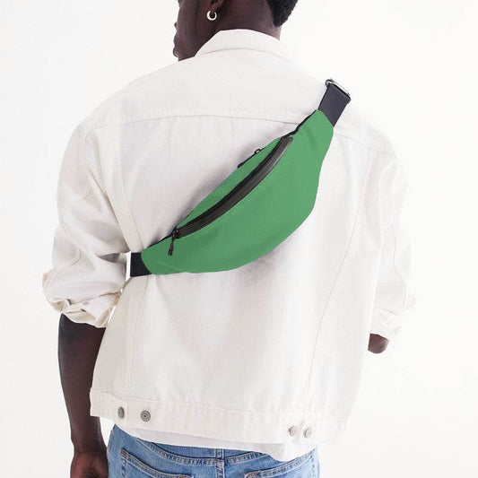 Medium-Light Medium Green Belt Bag (G-ME-ML) - Man Back