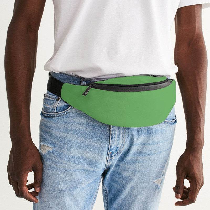 Medium-Light Medium Green Belt Bag (GL1-ME-ML) - Man Front CloseUp