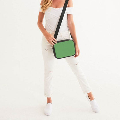 Medium-Light Medium Green Crossbody Bag (GL1-ME-ML) - Woman Front
