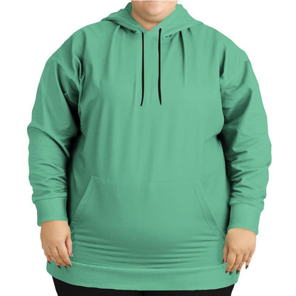 Medium-Light Medium Green Hoodie PLUS (BGG2-ME-ML) - Woman Front PLUS